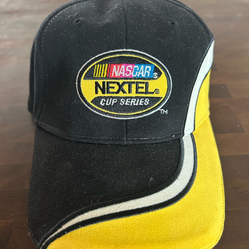 Nascar Nextel Cup Series Black And Yellow Cap